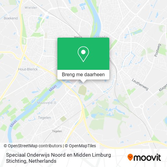 Speciaal Onderwijs Noord en Midden Limburg Stichting kaart