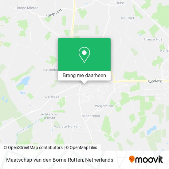 Maatschap van den Borne-Rutten kaart