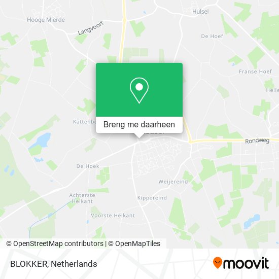 BLOKKER kaart