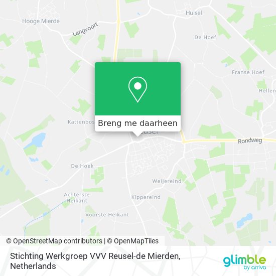 Stichting Werkgroep VVV Reusel-de Mierden kaart