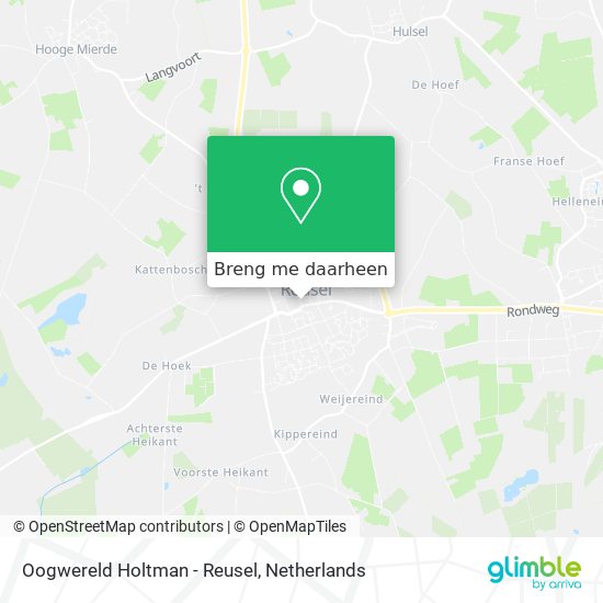 Oogwereld Holtman - Reusel kaart