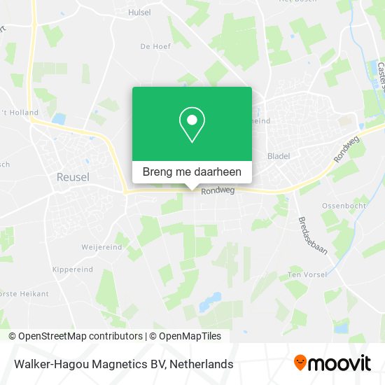 Walker-Hagou Magnetics BV kaart