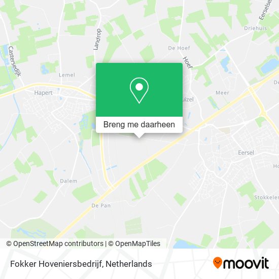 Fokker Hoveniersbedrijf kaart