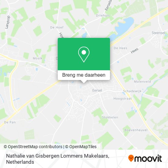 Nathalie van Gisbergen Lommers Makelaars kaart