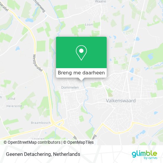 Geenen Detachering kaart