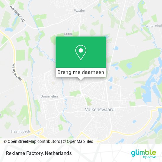 Reklame Factory kaart