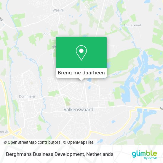 Berghmans Business Development kaart