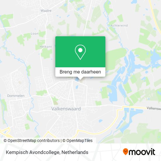 Kempisch Avondcollege kaart