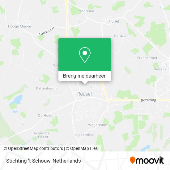 Stichting 't Schouw kaart