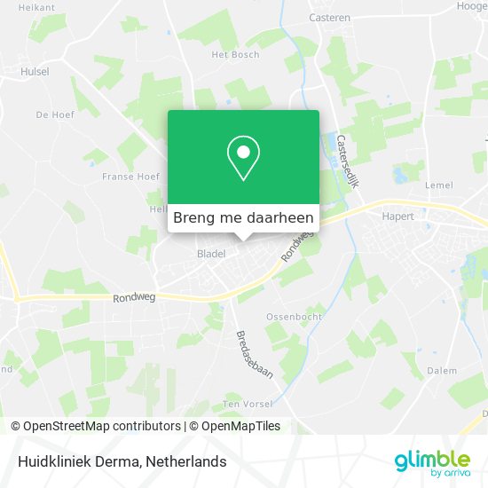 Huidkliniek Derma kaart