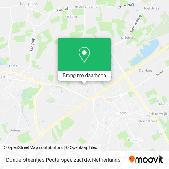 Dondersteentjes Peuterspeelzaal de kaart