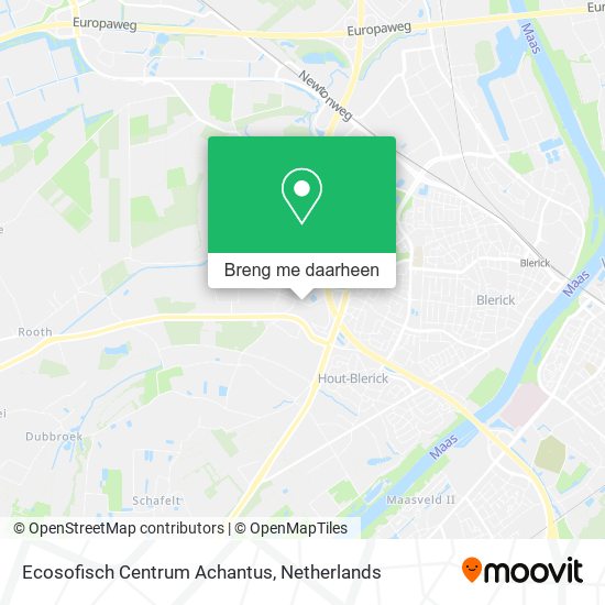 Ecosofisch Centrum Achantus kaart