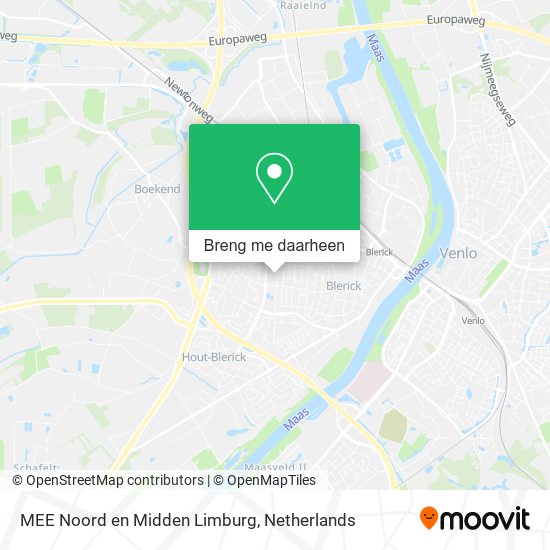 MEE Noord en Midden Limburg kaart
