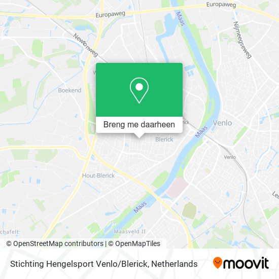 Stichting Hengelsport Venlo / Blerick kaart