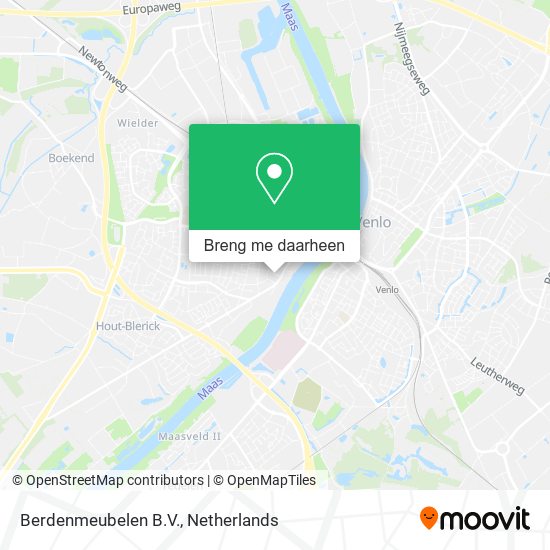 Berdenmeubelen B.V. kaart