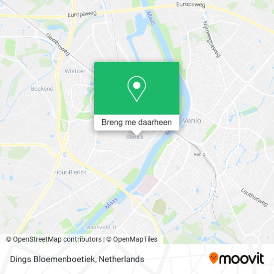 Dings Bloemenboetiek kaart