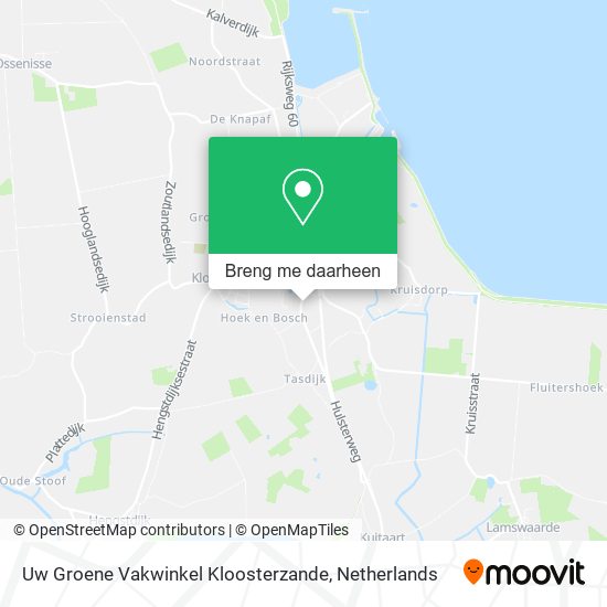 Uw Groene Vakwinkel Kloosterzande kaart