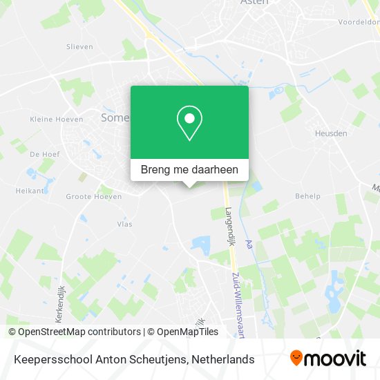 Keepersschool Anton Scheutjens kaart