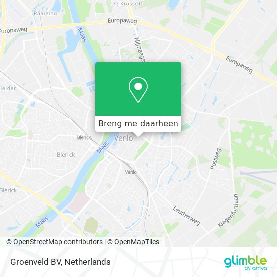 Groenveld BV kaart