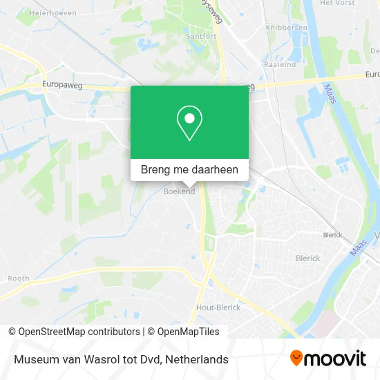 Museum van Wasrol tot Dvd kaart