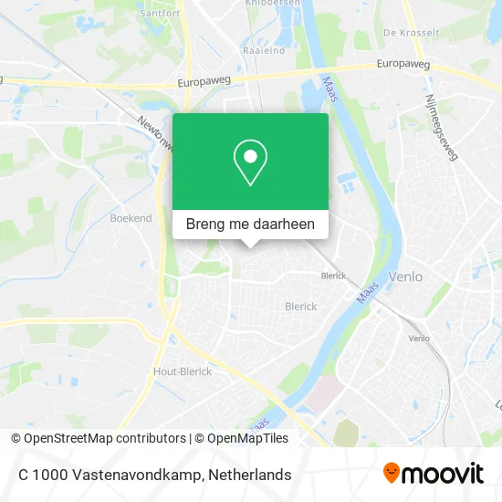 C 1000 Vastenavondkamp kaart