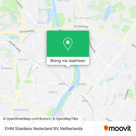 EHM Stainless Nederland BV kaart