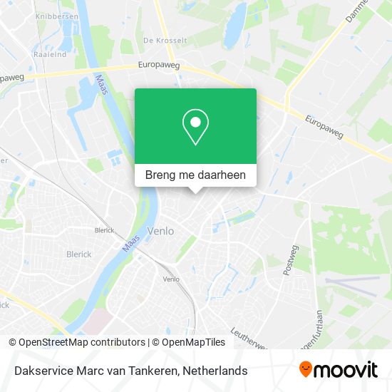 Dakservice Marc van Tankeren kaart