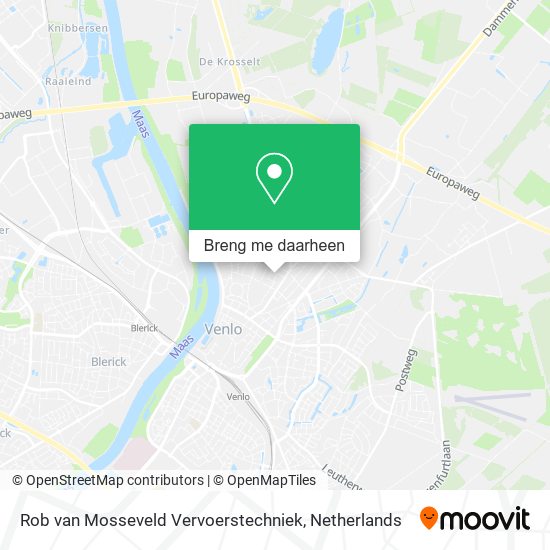 Rob van Mosseveld Vervoerstechniek kaart