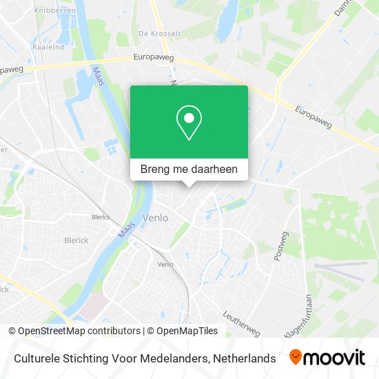 Culturele Stichting Voor Medelanders kaart