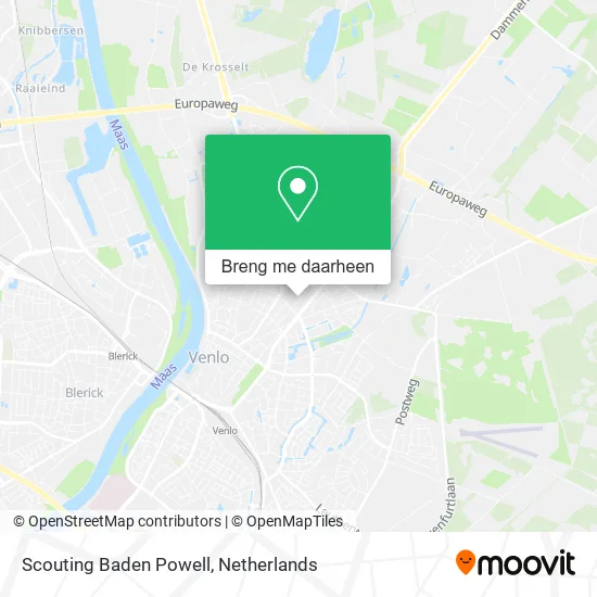 Scouting Baden Powell kaart