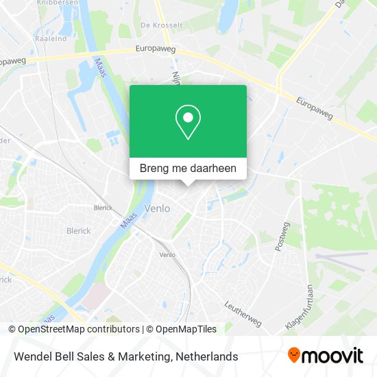 Wendel Bell Sales & Marketing kaart