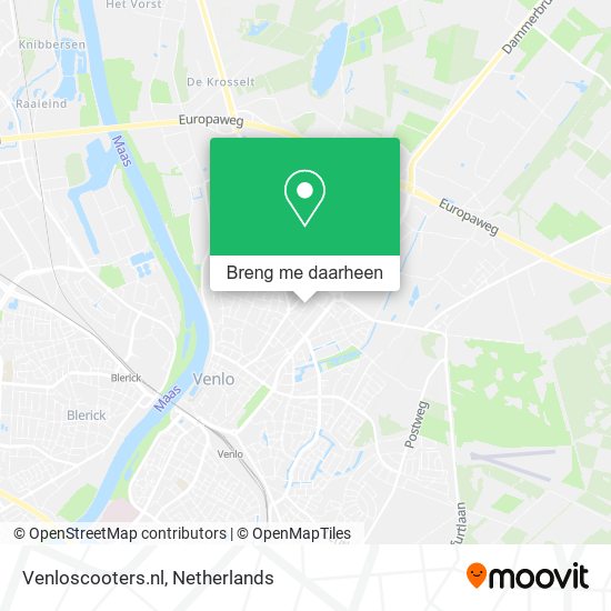 Venloscooters.nl kaart