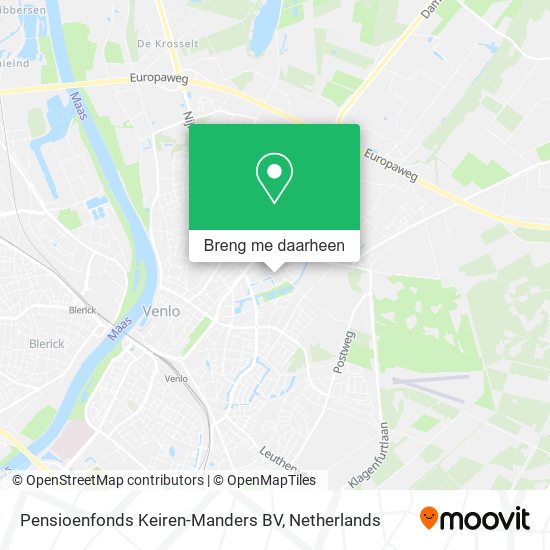 Pensioenfonds Keiren-Manders BV kaart