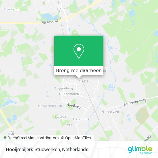 Hooijmaijers Stucwerken kaart