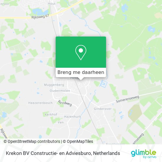 Krekon BV Constructie- en Adviesburo kaart