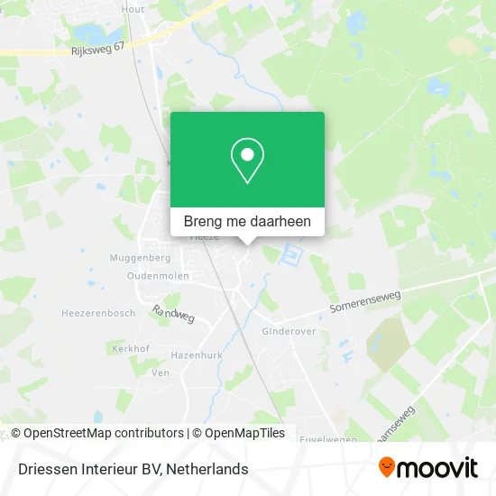 Driessen Interieur BV kaart