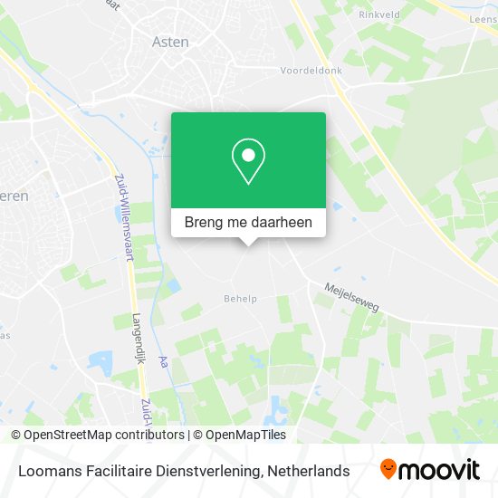 Loomans Facilitaire Dienstverlening kaart