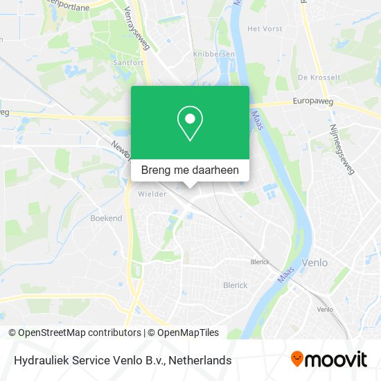 Hydrauliek Service Venlo B.v. kaart