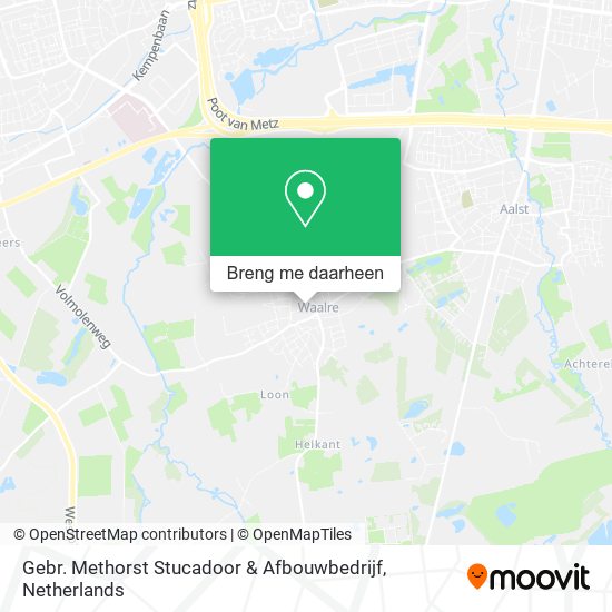 Gebr. Methorst Stucadoor & Afbouwbedrijf kaart