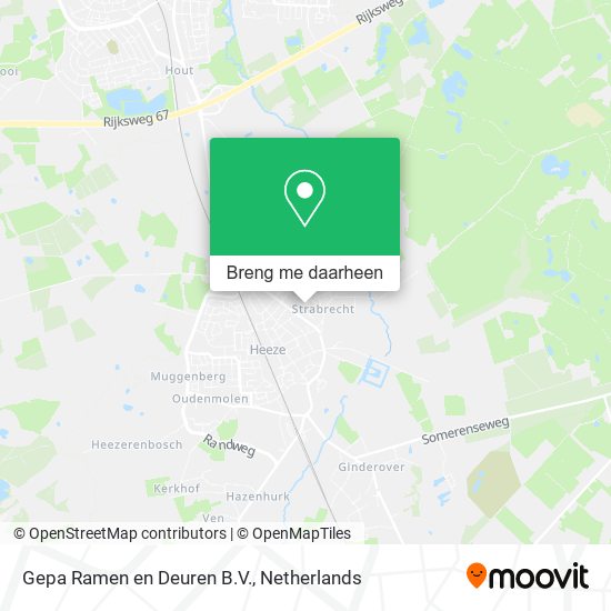 Gepa Ramen en Deuren B.V. kaart
