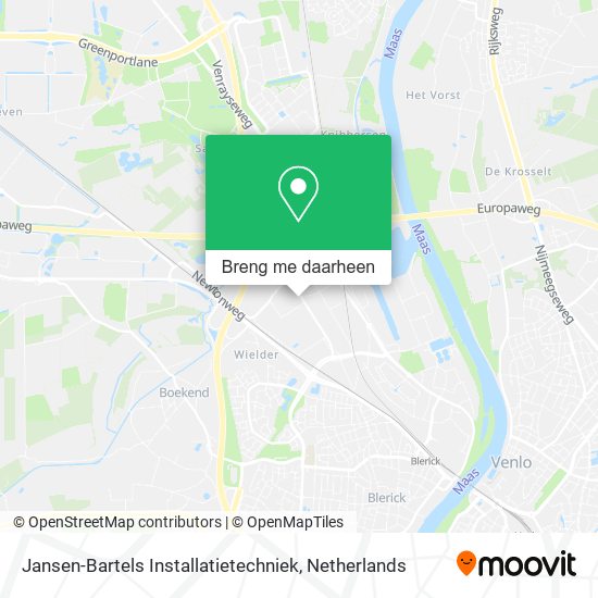 Jansen-Bartels Installatietechniek kaart