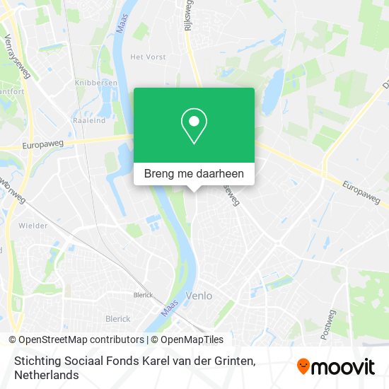 Stichting Sociaal Fonds Karel van der Grinten kaart
