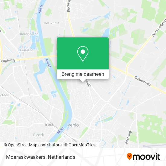 Moeraskwaakers kaart