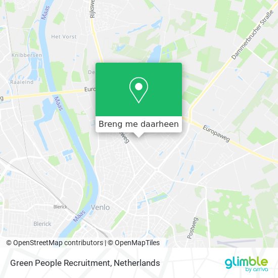Green People Recruitment kaart