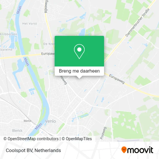 Coolspot BV kaart