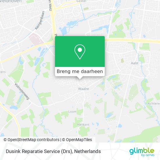 Dusink Reparatie Service (Drs) kaart