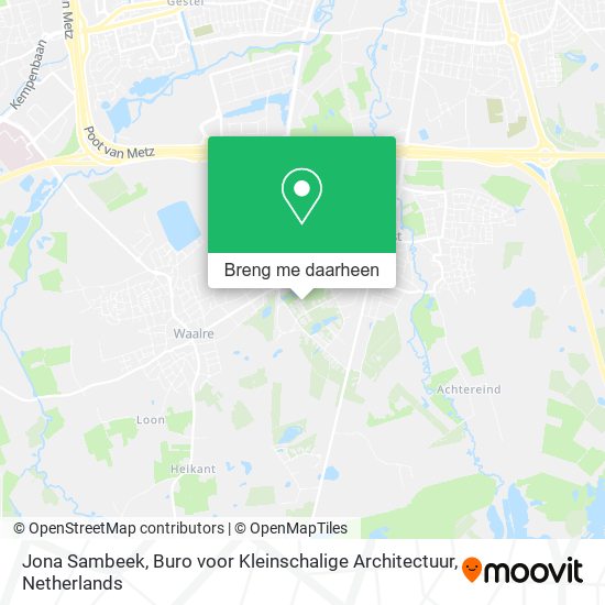 Jona Sambeek, Buro voor Kleinschalige Architectuur kaart