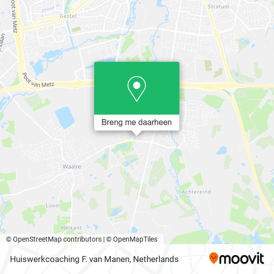 Huiswerkcoaching F. van Manen kaart