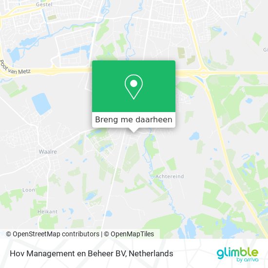 Hov Management en Beheer BV kaart