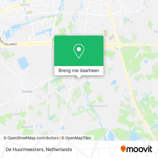 De Huurmeesters kaart